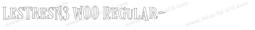 LesTresN3 W00 Regular字体转换
